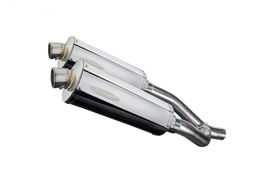 YAMAHA XT660Z TENERE 08-16 350mm OVAL STAINLESS BSAU SILENCER EXHAUST KIT