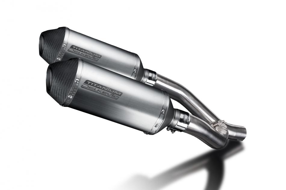 Yamaha XTZ660Z Tenere 2008-2016 260mm X-Oval Titanium Exhaust Silencer Can Kit