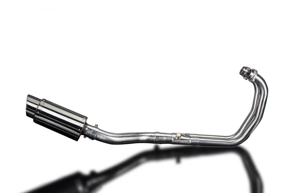 YZFR3 YZF-R3 2015-2024 COMPLETE 2-1 EXHAUST SYSTEM MINI 200mm STAINLESS ROUND SILENCER
