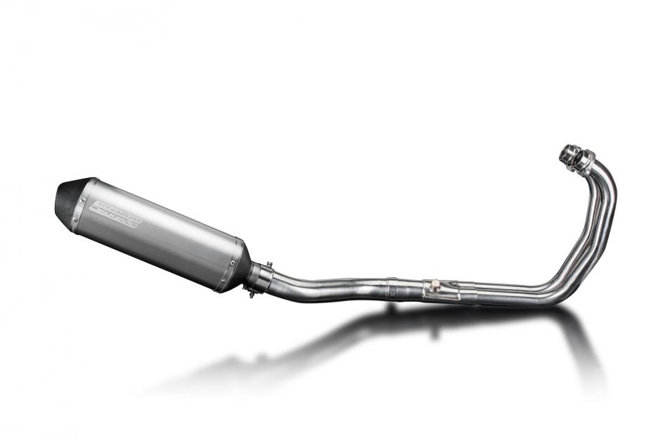 Yamaha YZF-R3 15-24 MT03 2017-24 Full Exhaust 2-1 343mm X-Oval Titanium Silencer