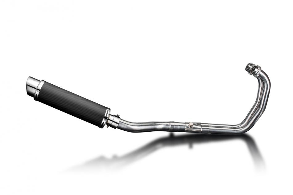 Yamaha YZF-R3 15-24 MT03 17-24 Full Exhaust 2-1 350mm Round Carbon Silencer