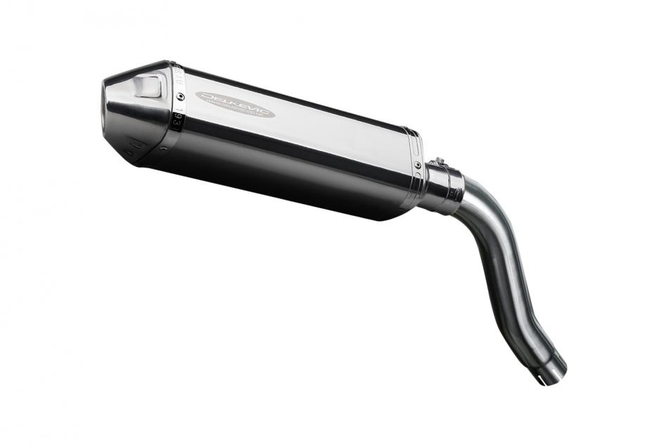 HONDA XL650V TRANSALP 2000-2008 320mm TRI STAINLESS BSAU SILENCER EXHAUST KIT