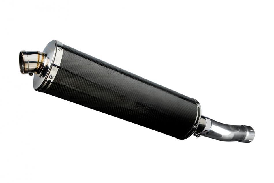 YAMAHA XJR1300 RACER 2015-2017 450mm OVAL CARBON BSAU SILENCER EXHAUST KIT