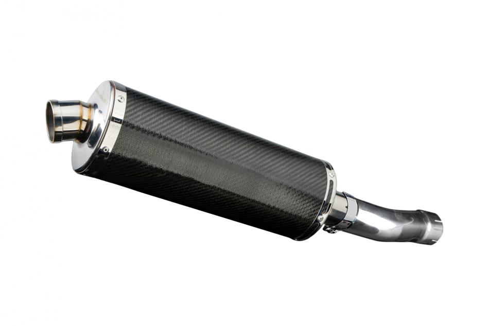 YAMAHA XJR1300 RACER 2015-2017 350mm OVAL CARBON BSAU SILENCER EXHAUST KIT