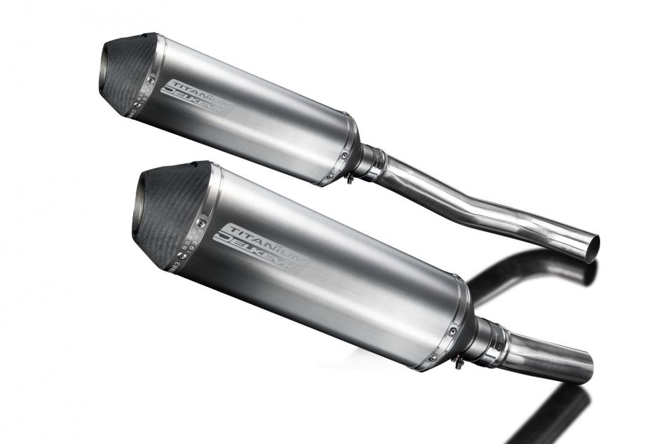 KAWASAKI Z1000 2007-2009 343mm XOVAL TITANIUM BSAU SILENCER EXHAUST KIT