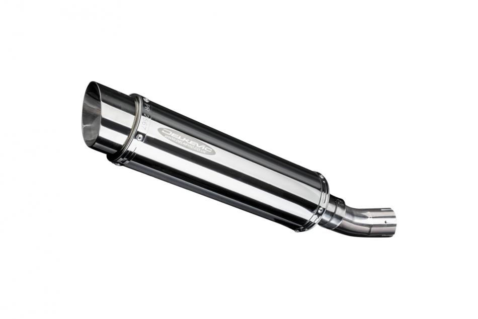 TRIUMPH STREET TRIPLE 675R 13-16 350mm ROUND STAINLESS BSAU SILENCER EXHAUST KIT