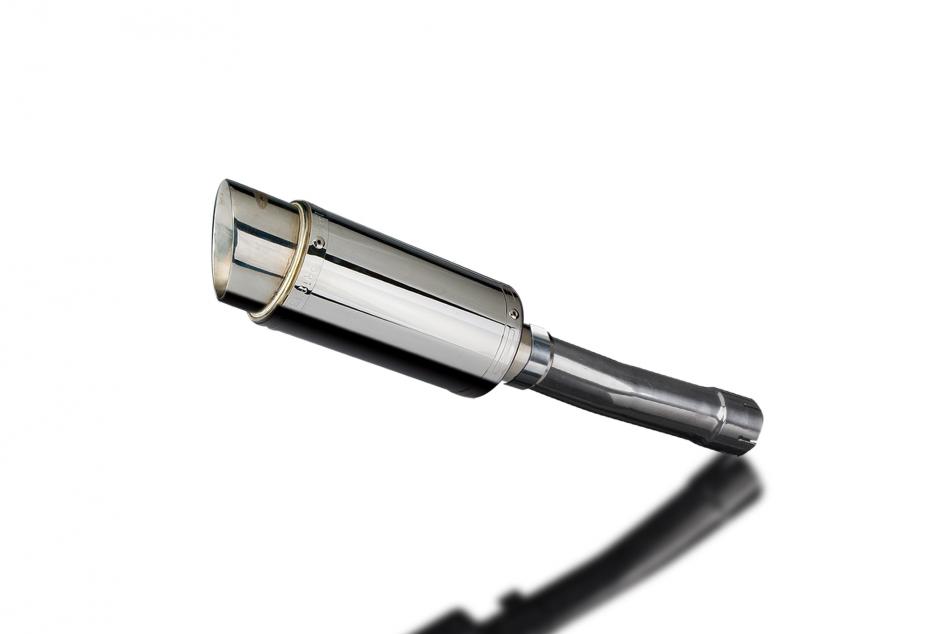 TRIUMPH DAYTONA 2001-2002 200mm ROUND STAINLESS SILENCER EXHAUST KIT