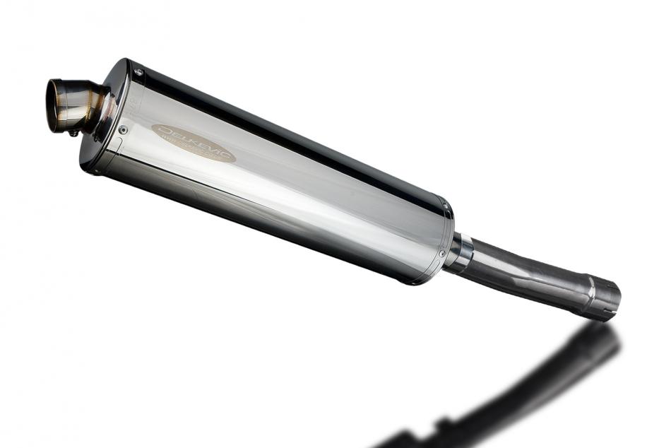 TRIUMPH DAYTONA 2001-2002 450mm OVAL STAINLESS BSAU SILENCER EXHAUST KIT