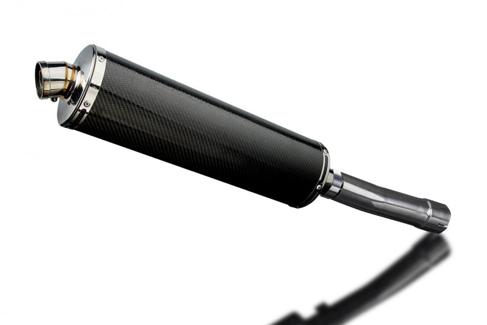 TRIUMPH DAYTONA 2001-2002 450mm OVAL CARBON BSAU SILENCER EXHAUST KIT