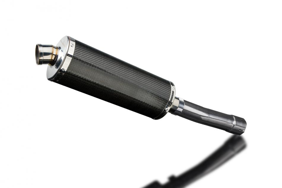 TRIUMPH DAYTONA 2001-2002 350mm OVAL CARBON BSAU SILENCER EXHAUST KIT
