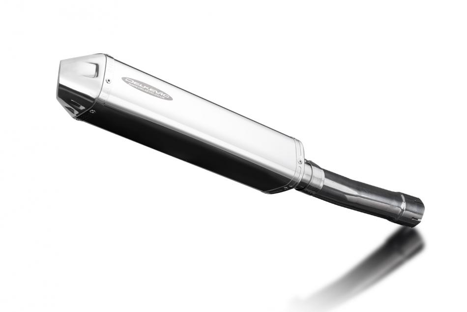 DAYTONA 955i 2001-2002 / TRI-OVAL 420mm (17 inch) R/H SILENCER 304 STAINLESS STEEL