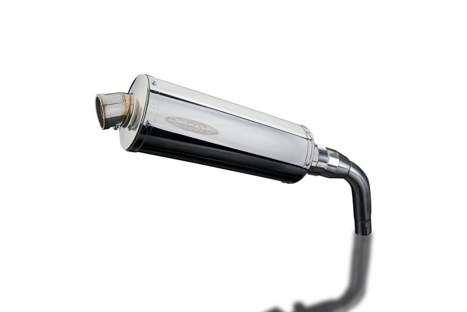 HONDA MSX125 GROM 13-15 TAILTIDY 350mm OVAL STAINLESS BSAU SILENCER EXHAUST KIT