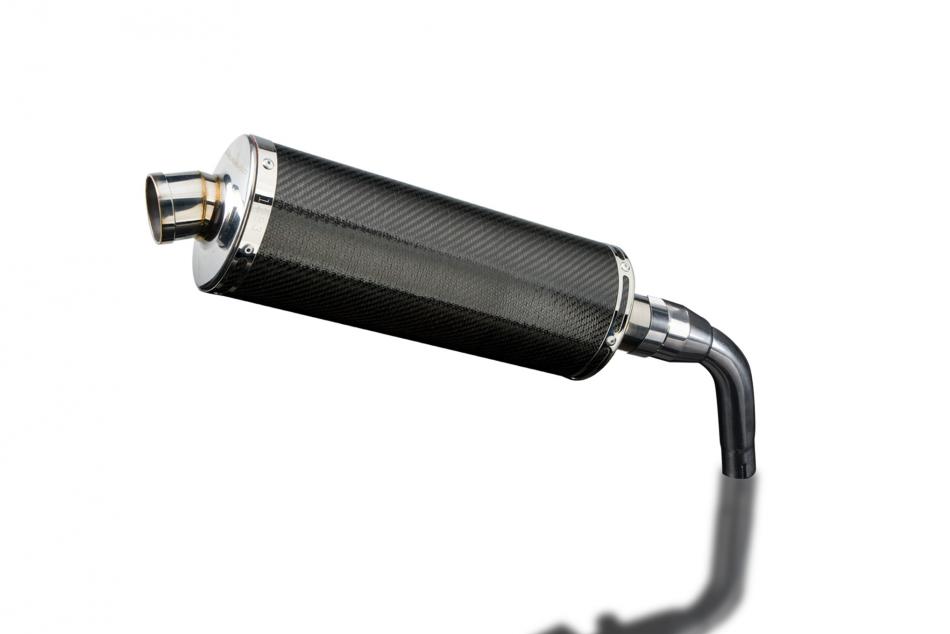 HONDA MSX125 GROM 2013-15 350mm CARBON BSAU SILENCER EXHAUST KIT TAIL TIDY