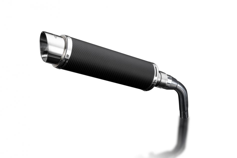 HONDA MSX125 GROM 2013-15 350mm CARBON ROUND BSAU SILENCER EXHAUST KIT TAIL TIDY