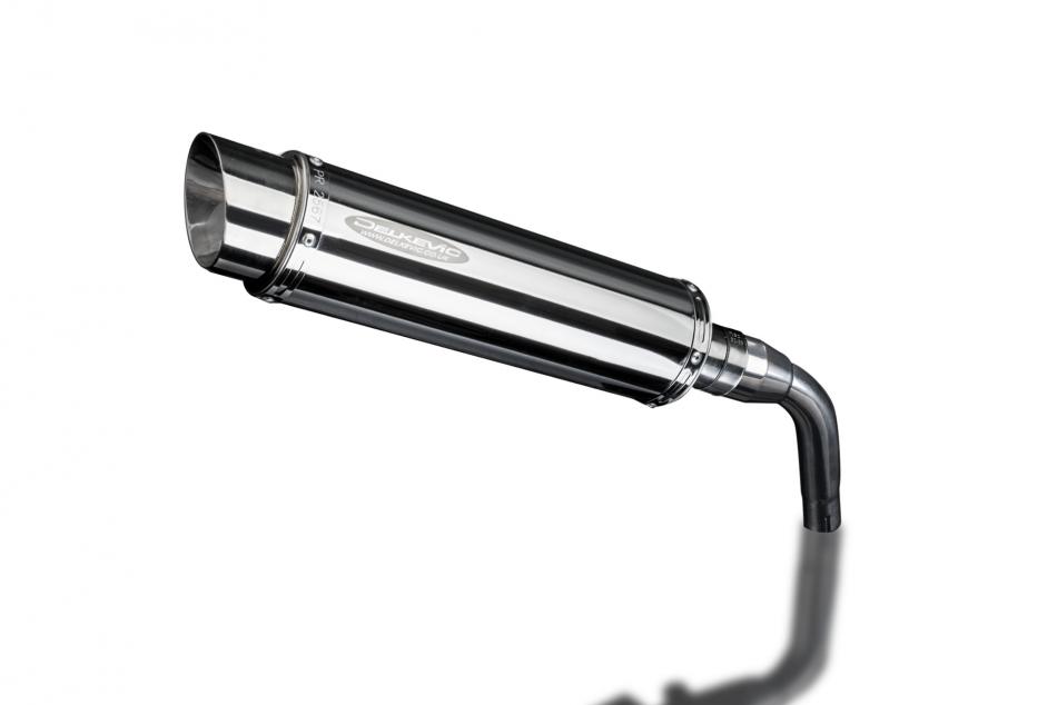 HONDA MSX125 GROM 13-15 TAILTIDY 350mm ROUND STAINLESS BSAU SILENCER EXHAUST KIT