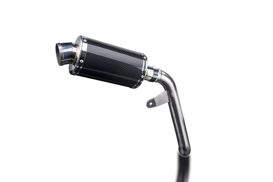 Suzuki SV650 2016-2024 225mm Oval Carbon Exhaust Silencer Can Kit