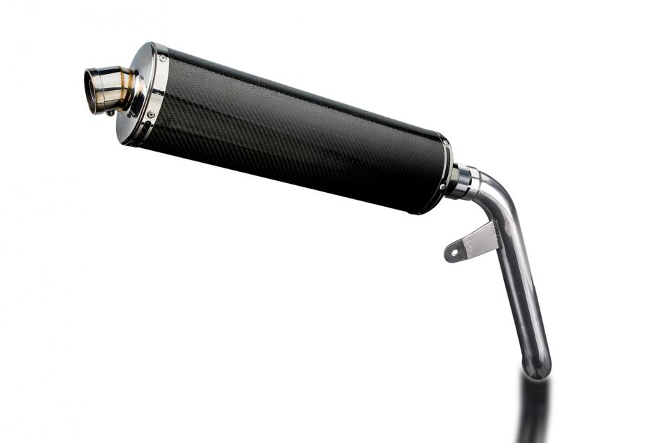 Suzuki SV650 2016-2024 450mm Oval Carbon Exhaust Silencer Can Kit