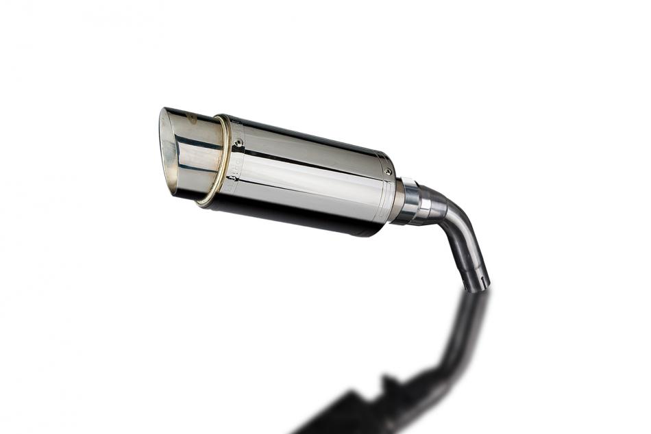 HONDA MSX125 GROM 13-15 MUDGUARD COMPAT 200mm ROUND STAINLESS EXHAUST KIT