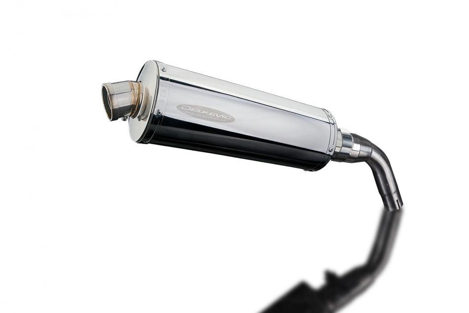 HONDA MSX125 GROM 13-15 MUDGUARD COMPAT 350mm OVAL STAINLESS BSAU EXHAUST KIT