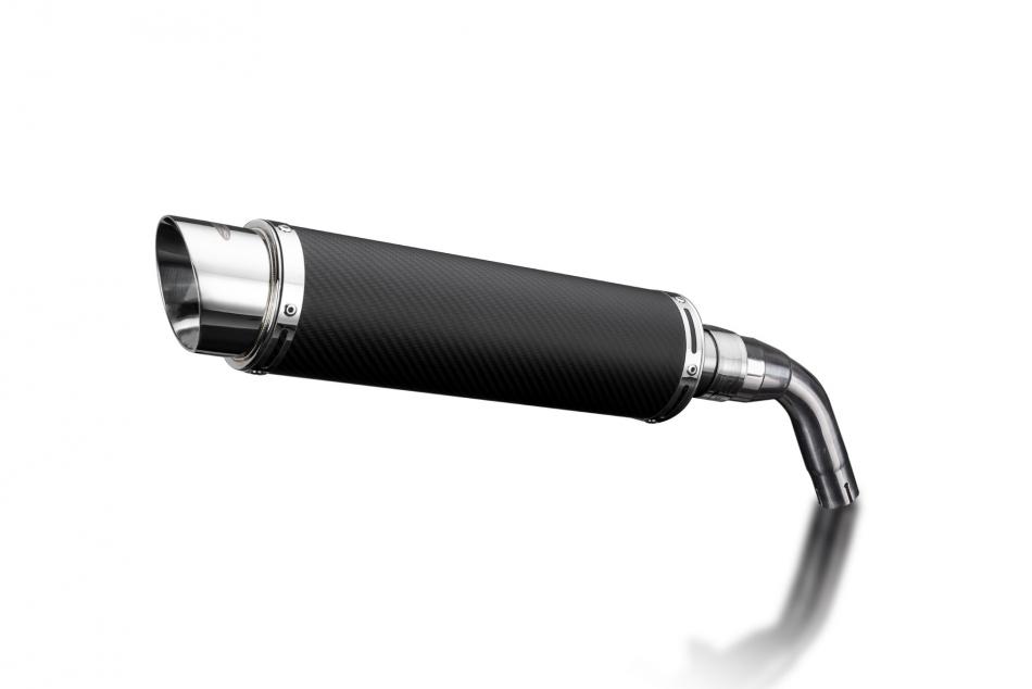 HONDA MSX125 GROM 13-15 350mm CARBON BSAU SILENCER EXHAUST MUDGUARD COMPATIBLE