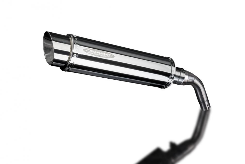 HONDA MSX125 GROM 13-15 MUDGUARD COMPAT 350mm ROUND STAINLESS BSAU EXHAUST KIT