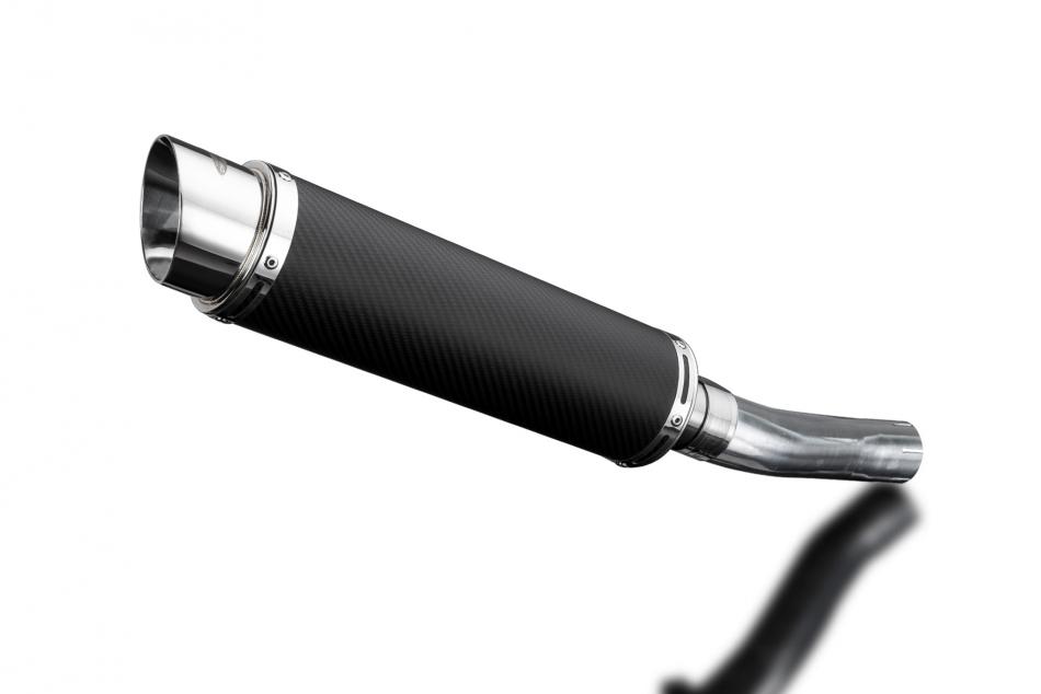 HONDA CB500X 2016-2019 350mm CARBON ROUND BSAU SILENCER EXHAUST KIT