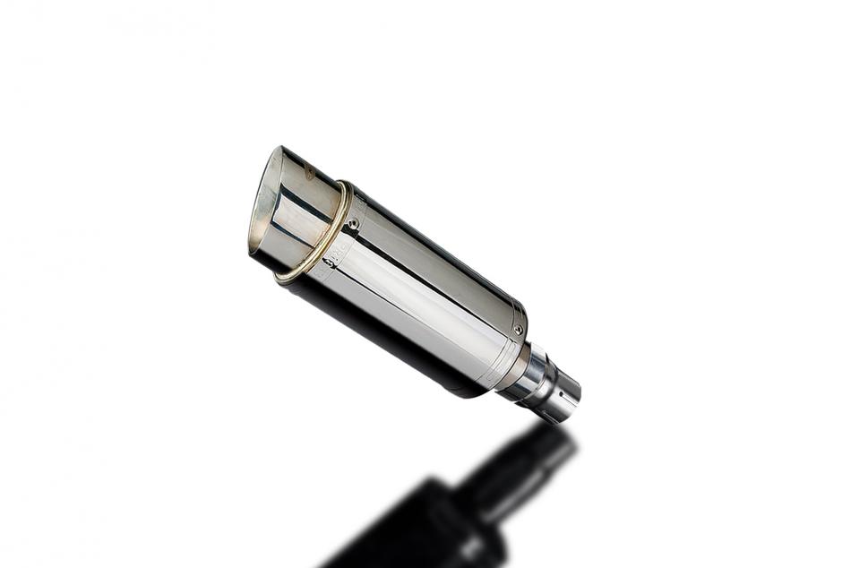 ROYAL ENFIELD HIMALAYAN 410 2016-24 200mm ROUND STAINLESS SILENCER EXHAUST KIT