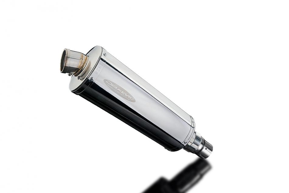 ROYAL ENFIELD HIMALAYAN 410 16-24 350mm OVAL STAINLESS BSAU SILENCER EXHAUST KIT