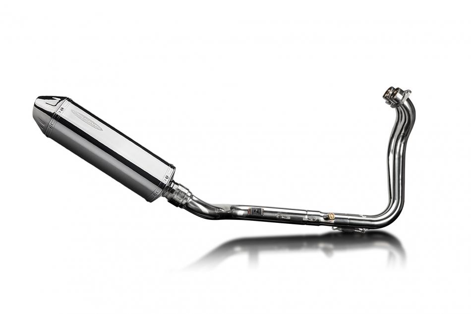 Suzuki GSX-8S 2023-2024 Full Exhaust 2-1 320mm Tri-Oval Stainless Silencer Can