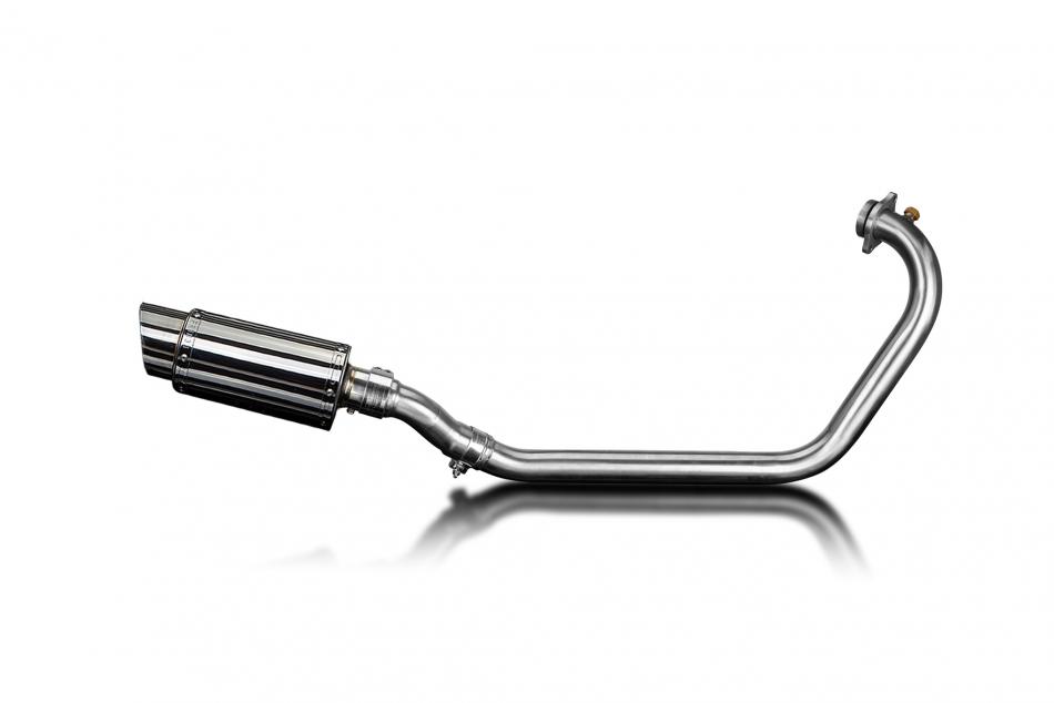 Triumph Scrambler 400X 2024-2025 Complete Exhaust 200mm Round Stainless Silencer