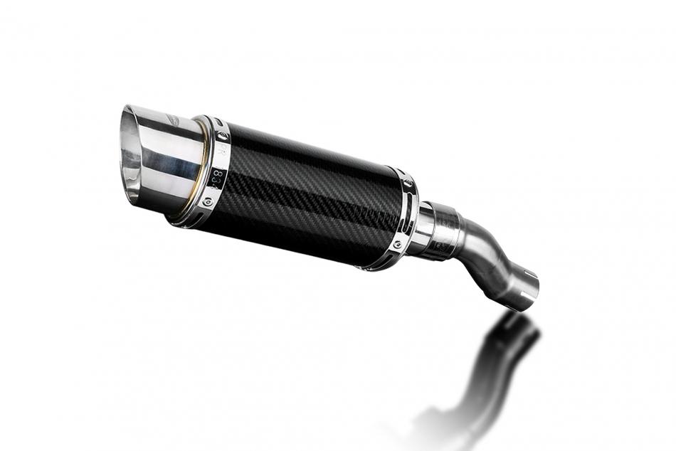 Triumph Scrambler 400X 2024-2025 200mm Round Carbon Exhaust Silencer Can Kit