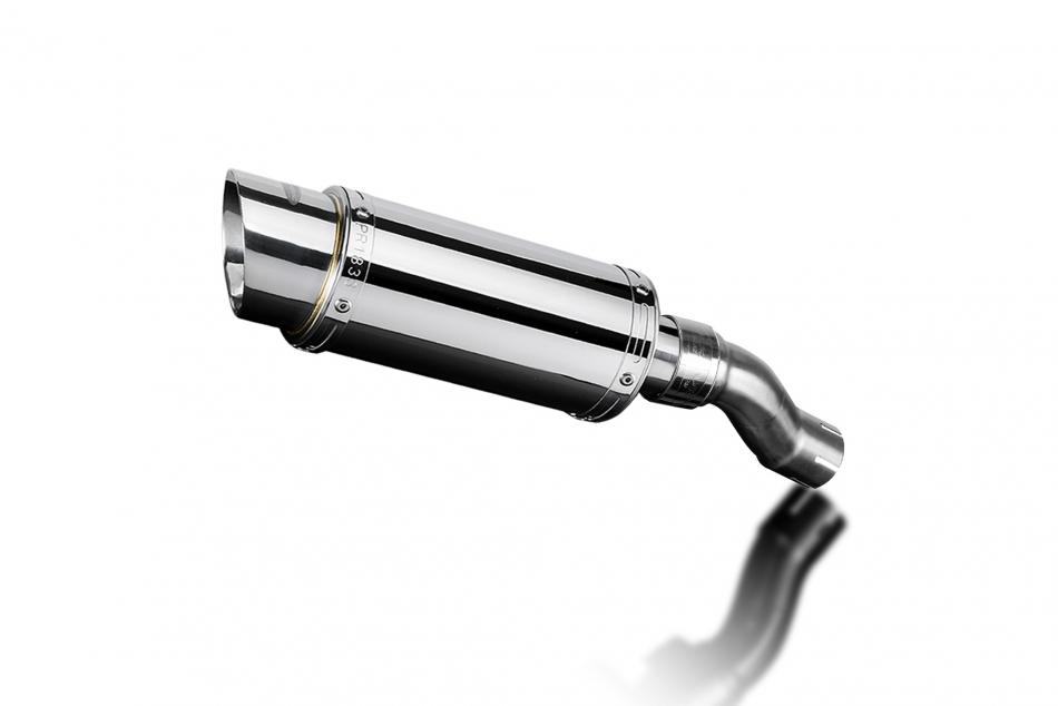 Triumph Scrambler 400X 2024-2025 200mm Round Stainless Exhaust Silencer Can Kit