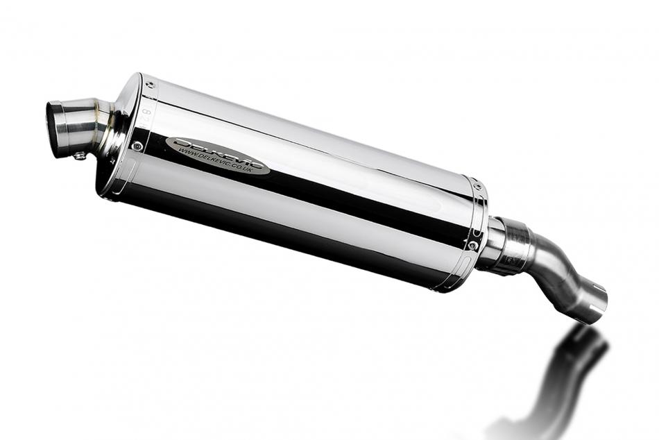 Triumph Scrambler 400X 2024-2025 350mm Oval Stainless Exhaust Silencer Can Kit