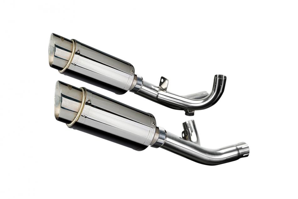 Yamaha V-Max 1700 2009-2020 200mm Round Stainless Exhaust Silencer Can Kit