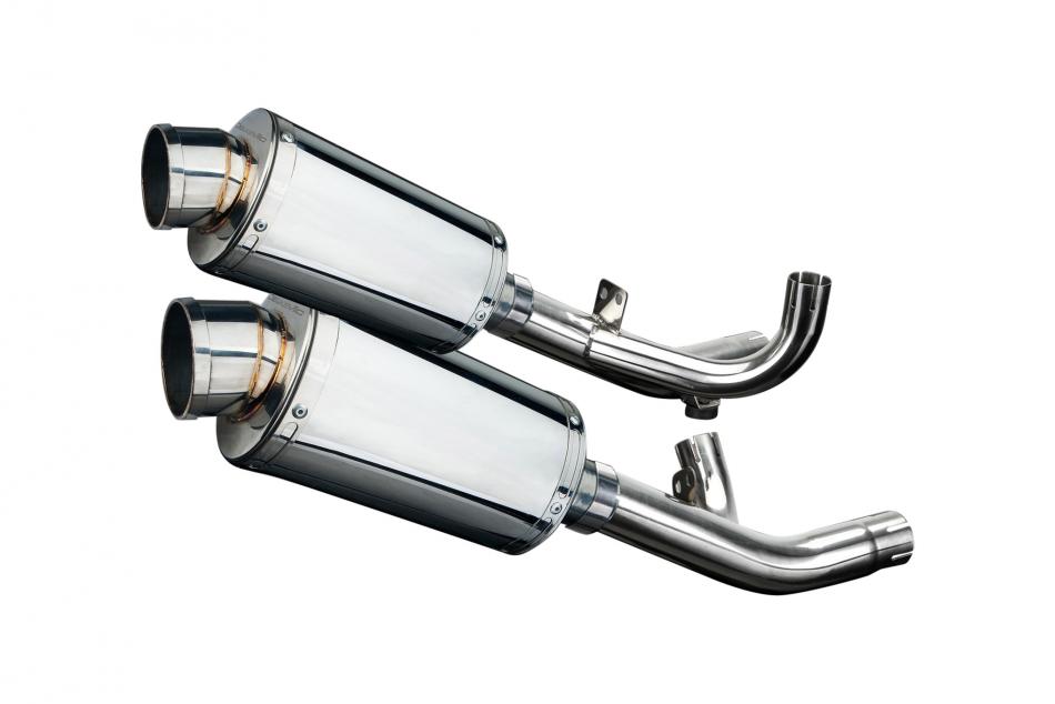 Yamaha V-Max 1700 2009-2020 225mm Oval Stainless Exhaust Silencer Can Kit