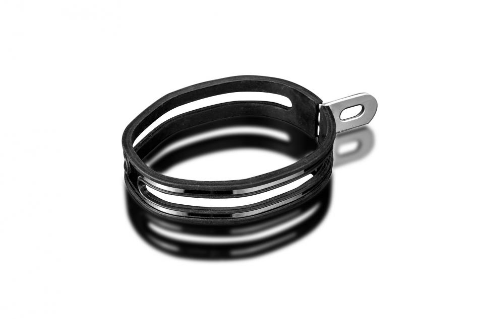 Delkevic Standard Strap With Rubber For X-Oval Exhaust Silencer