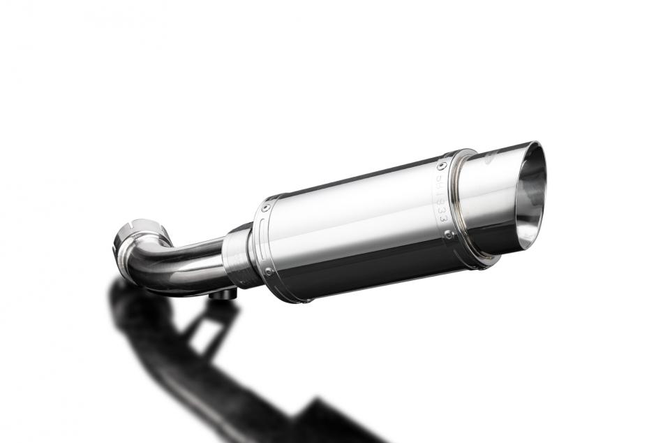 NORGE 1200T 2006-2009 / V1200 SPORT 2007-2010 / MINI 200mm (8 inch) ROUND SILENCER 304 STAINLESS STE