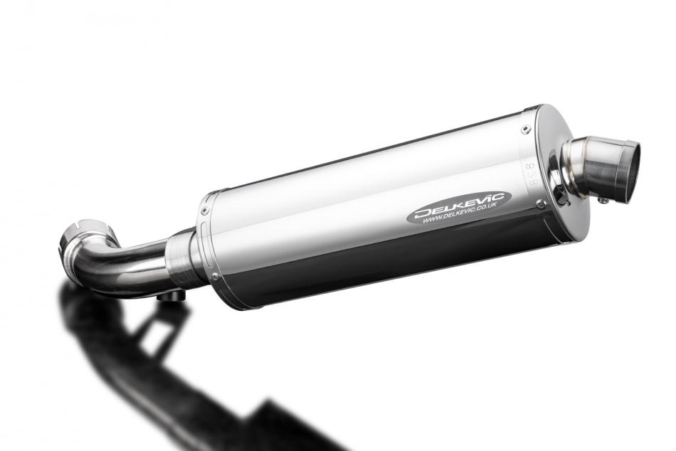 NORGE 1200T 2006-2009 / V1200 SPORT 2007-2010 / OVAL 350mm (14 inch) SILENCER 304 STAINLESS STEEL