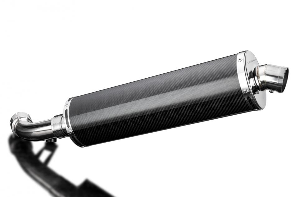 NORGE 1200T 2006-2009 / V1200 SPORT 2007-2010 / OVAL 450mm (18 inch) CARBON FIBRE SILENCER