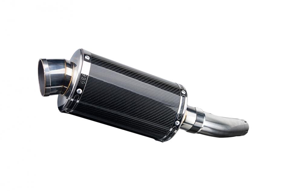 TRIUMPH SPRINT ST 955i 1998-2005 225mm OVAL CARBON SILENCER EXHAUST KIT