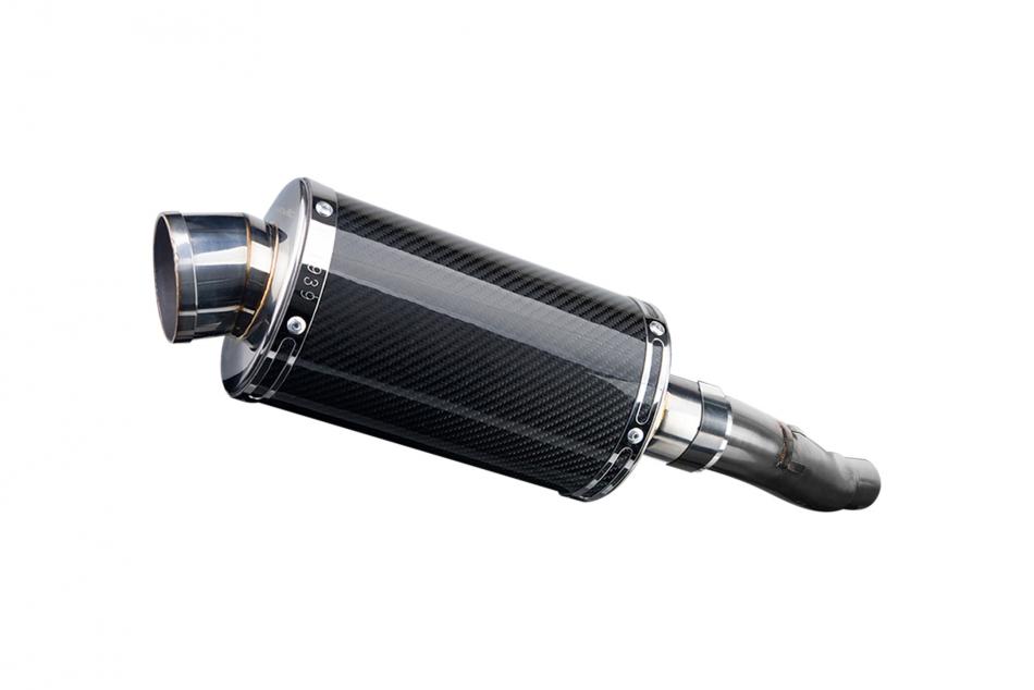 TRIUMPH SPRINT GT1050 2010-2015 225mm OVAL CARBON SILENCER EXHAUST KIT