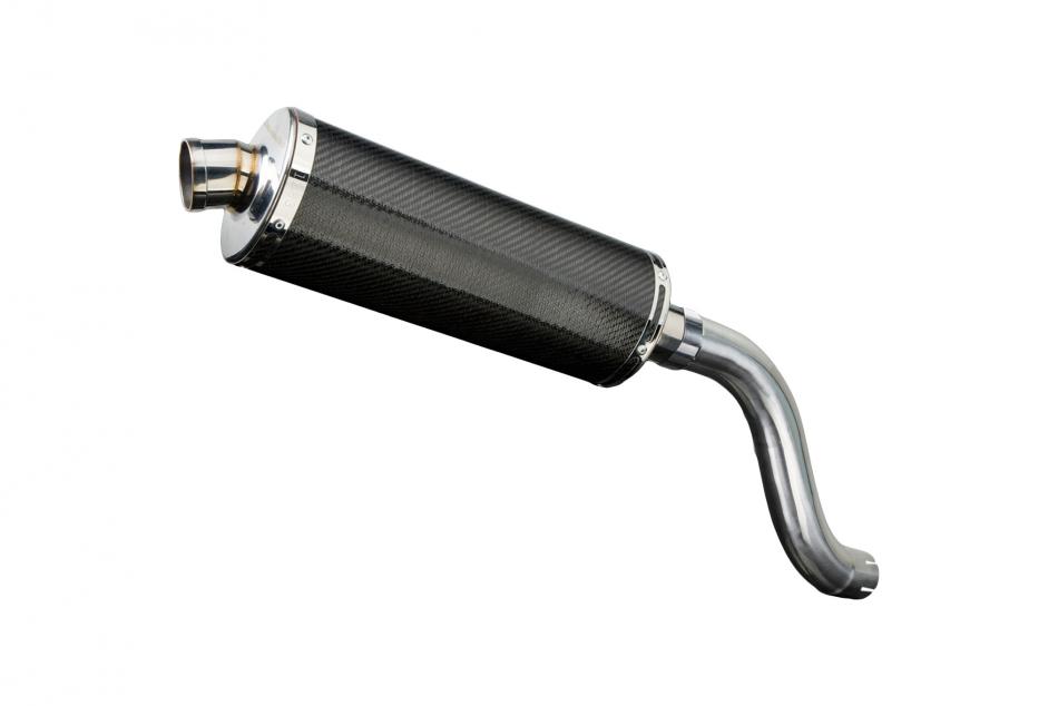 TRIUMPH SPEED TRIPLE 955i 02-04 HI LEVEL 350mm OVAL CARBON BSAU EXHAUST KIT