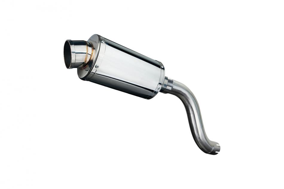 TRIUMPH SPEED TRIPLE 955i 02-04 HI LEVEL 225mm OVAL STAINLESS EXHAUST KIT