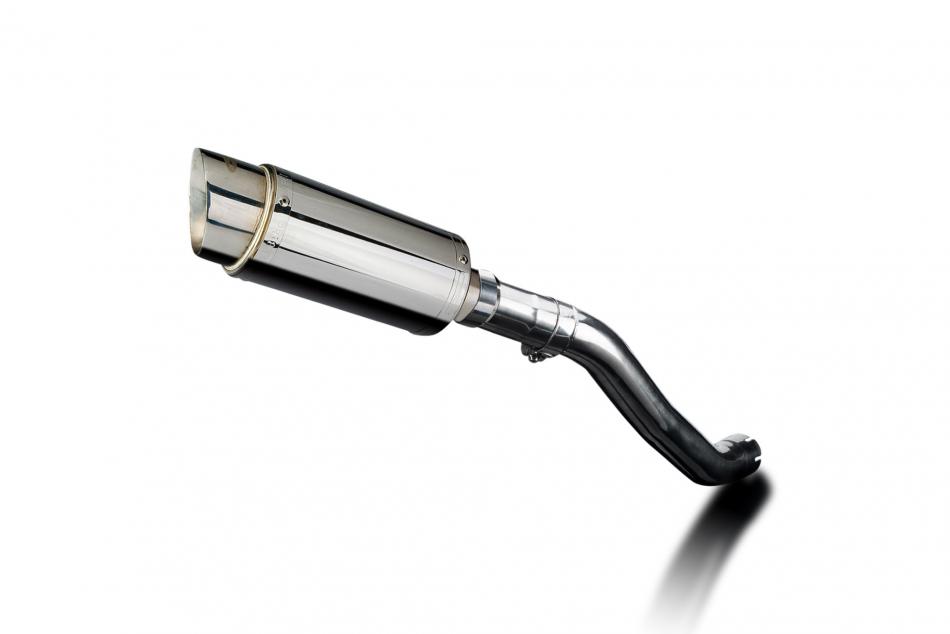 KAWASAKI Z750 2004-2006 200mm ROUND STAINLESS SILENCER EXHAUST KIT