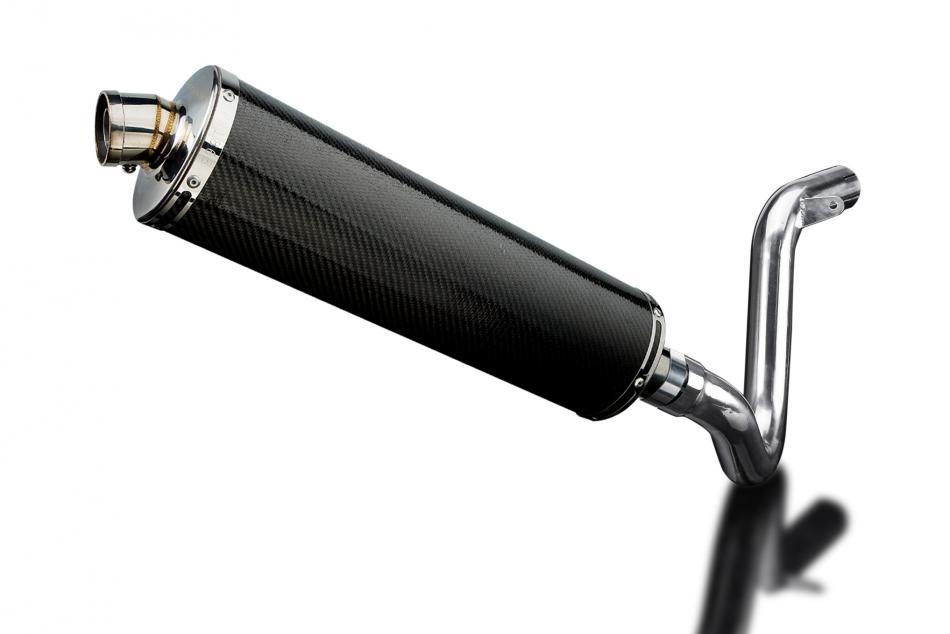 KTM 200 DUKE 2011-2016 450mm OVAL CARBON BSAU SILENCER EXHAUST SYSTEM KIT
