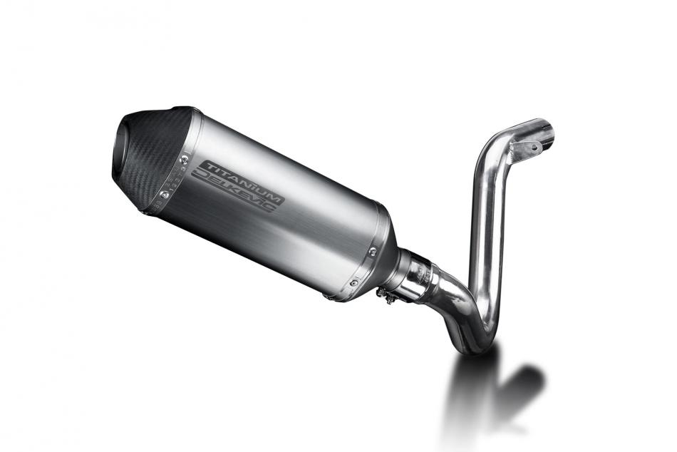 125 DUKE 2011-2015 / DE-CAT XOVAL 260mm (10 inch) TITANIUM SILENCER