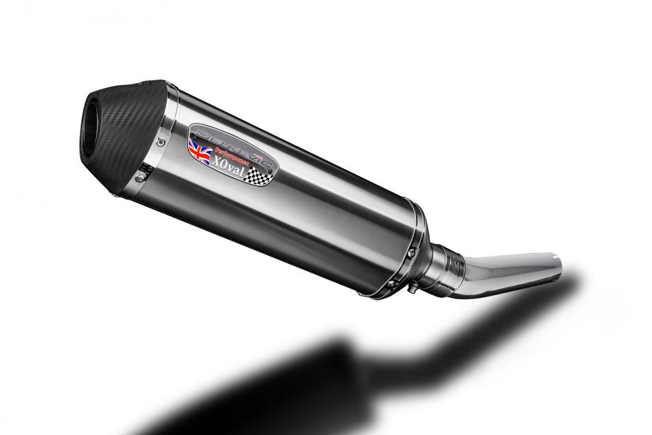 Honda CBF600S CBF600 2004-2007 343mm X-Oval Stainless Exhaust Silencer Can Kit