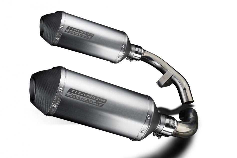 Honda ST1100 Pan European 1989-2003 260mm X-Oval Titanium Exhaust Silencer Kit