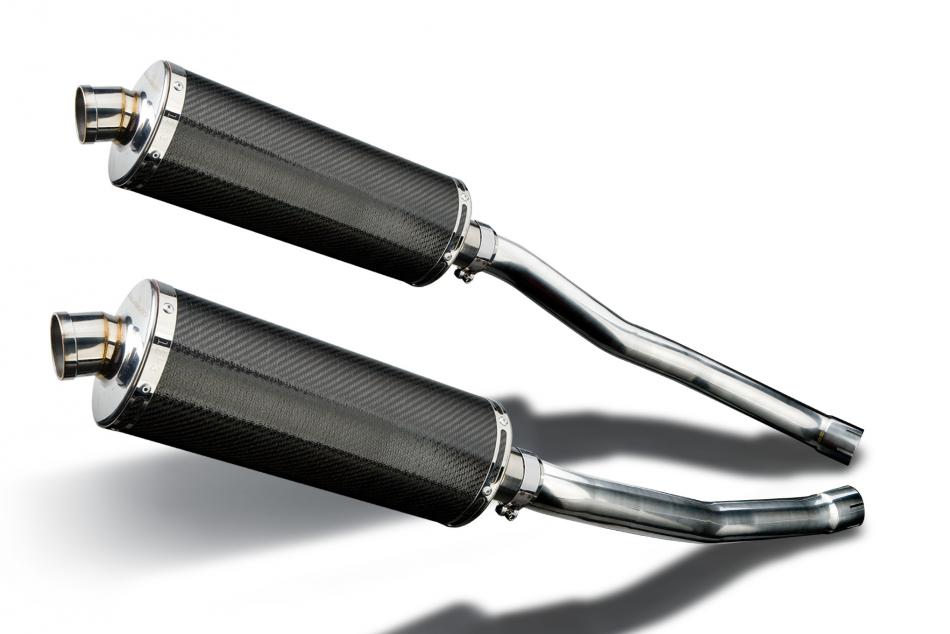 KAWASAKI ZZR1400 NINJA 2008-2011 350mm CARBON BSAU SILENCER EXHAUST KIT