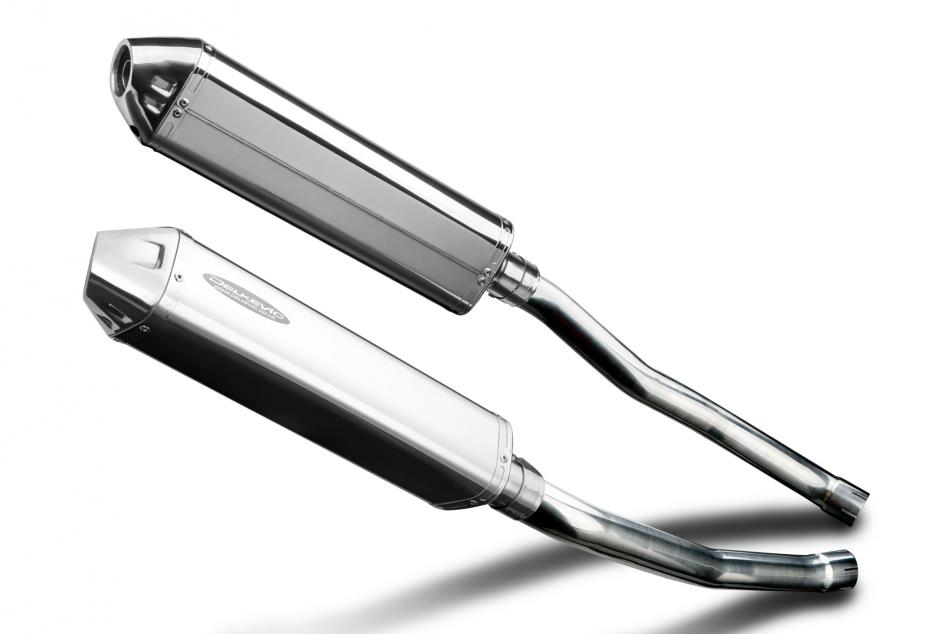 Kawasaki ZZR1400 Ninja 2008-2011 420mm Tri-Oval Stainless Exhaust Silencer Kit